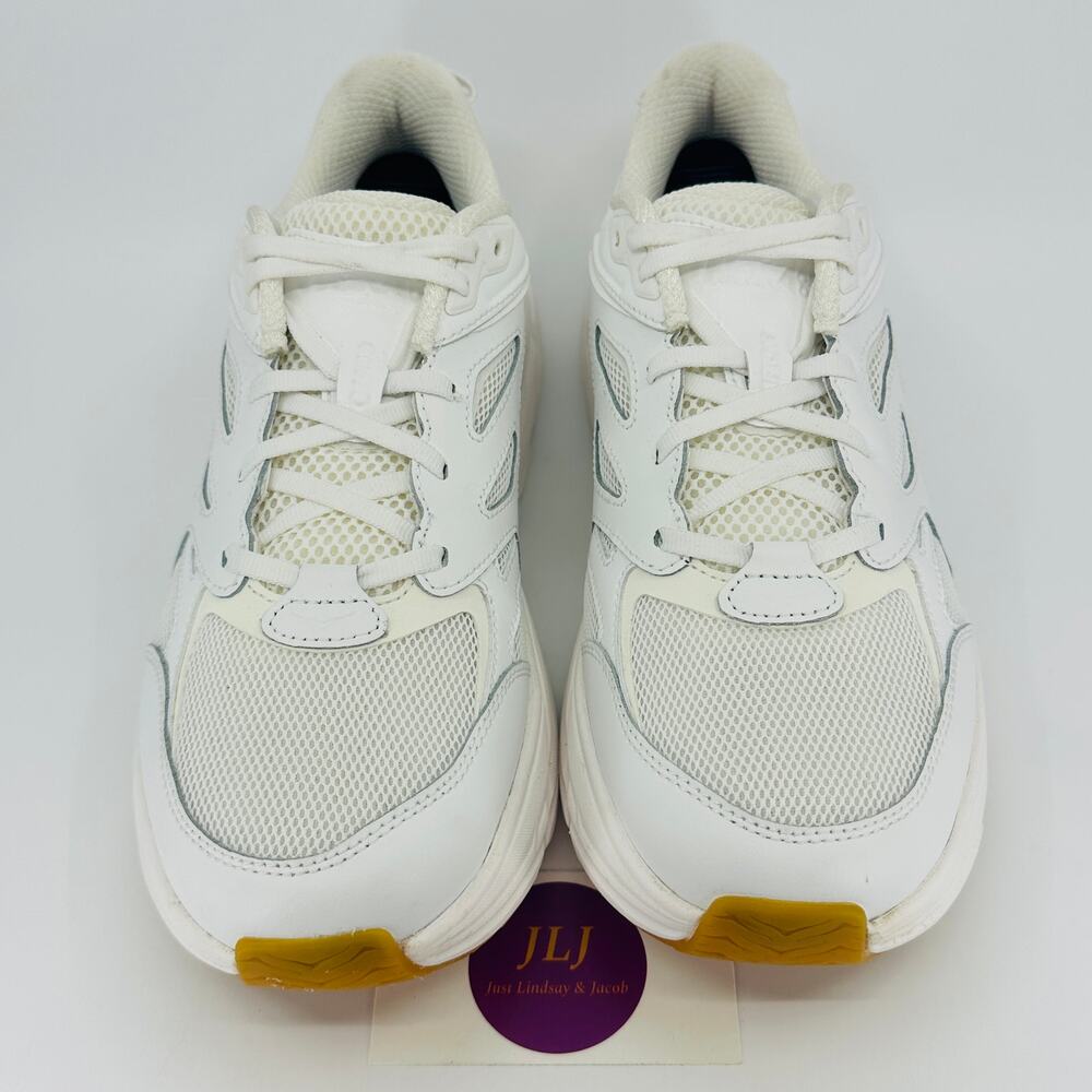 Hoka One One Men's Clifton L Athletics Leather Sneakers White WWC Size 10 / 11 W - Picture 3 of 11